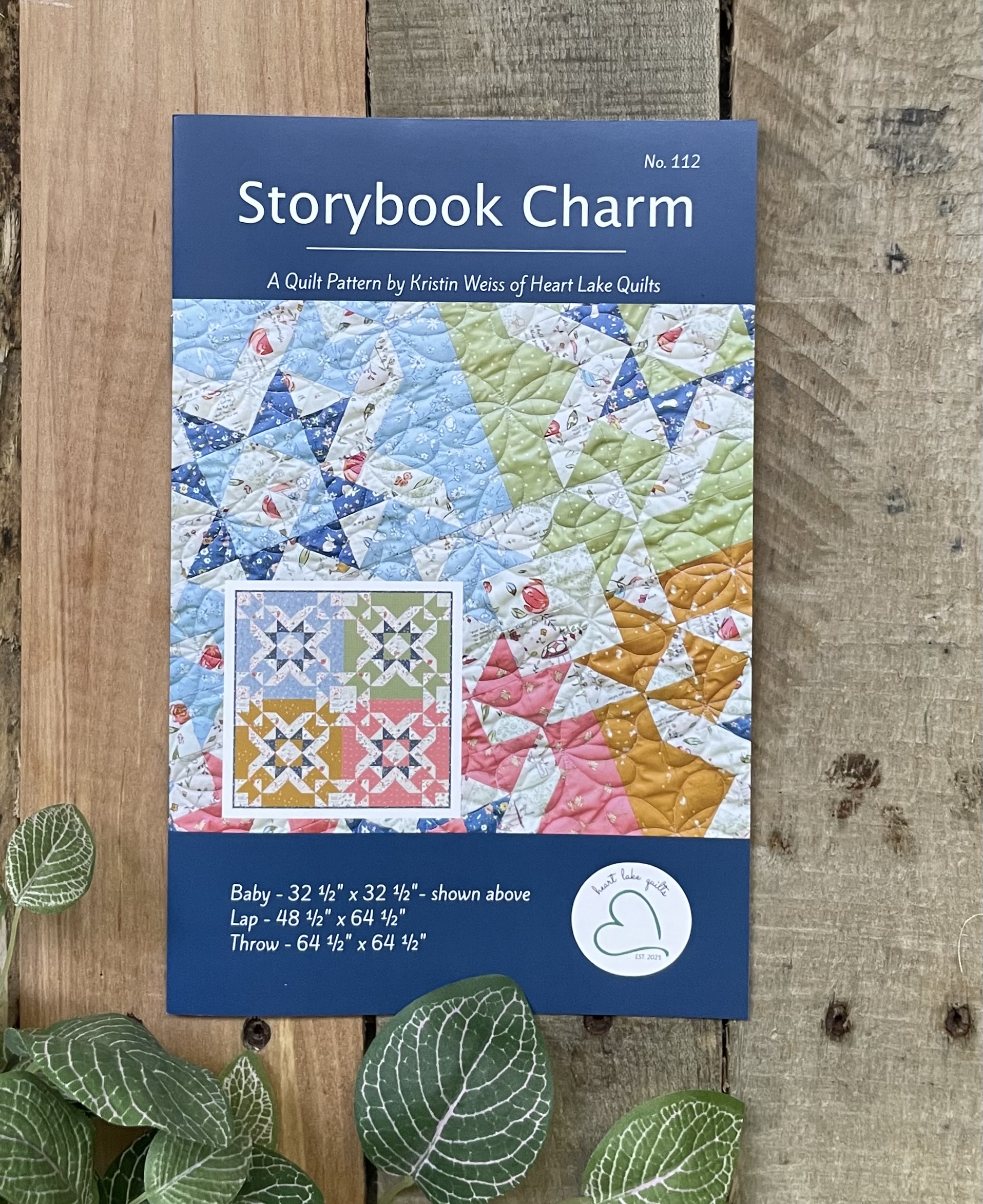 Storybook Charm quilt pattern booklet cover
