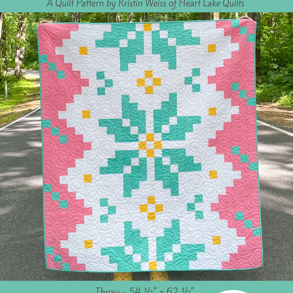 Fair Isle Flakes Quilt Pattern - PDF